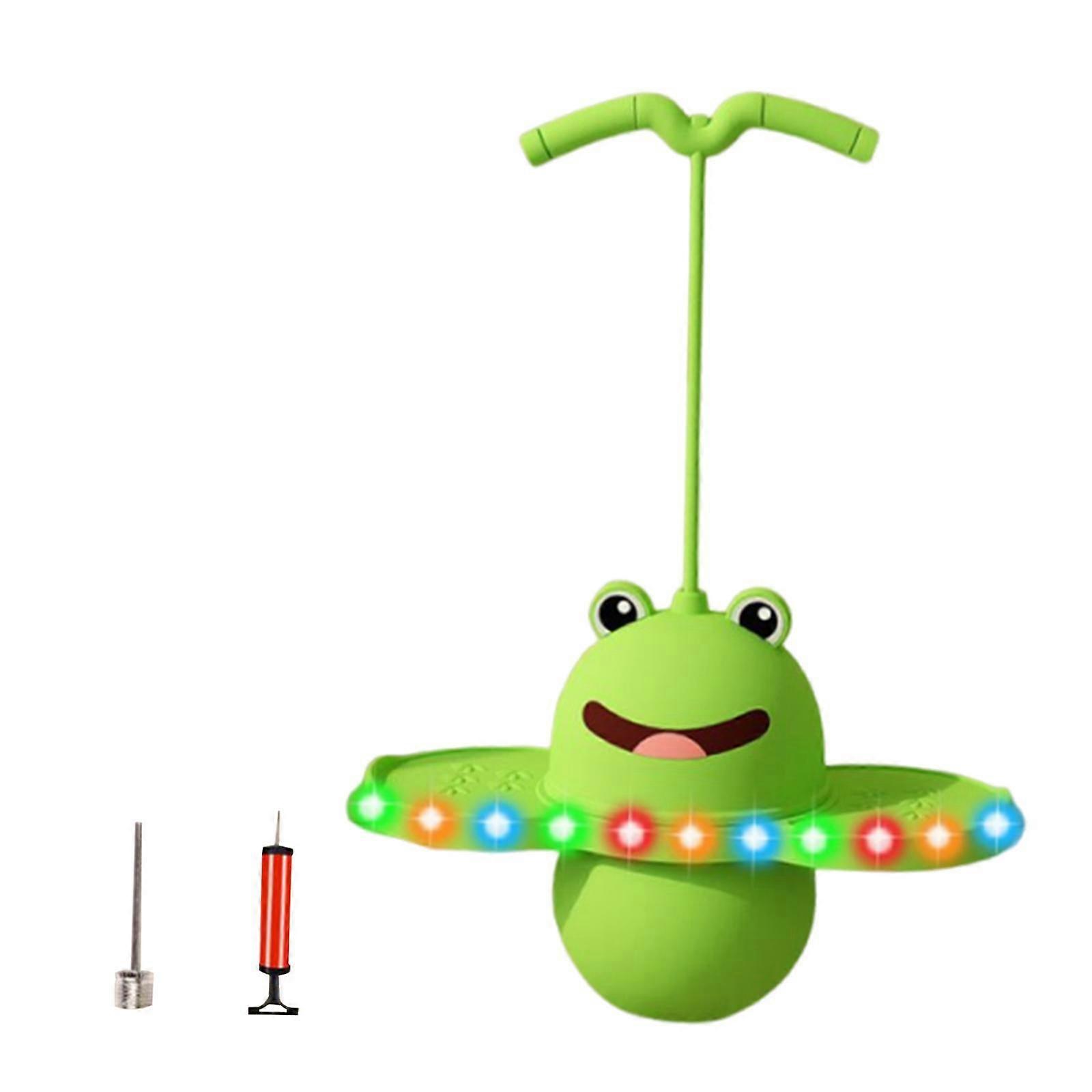 פוגו כדור קפיצה תרגיל לוח קפיצה למתנות עוזר אימון גוף אימון ירוק