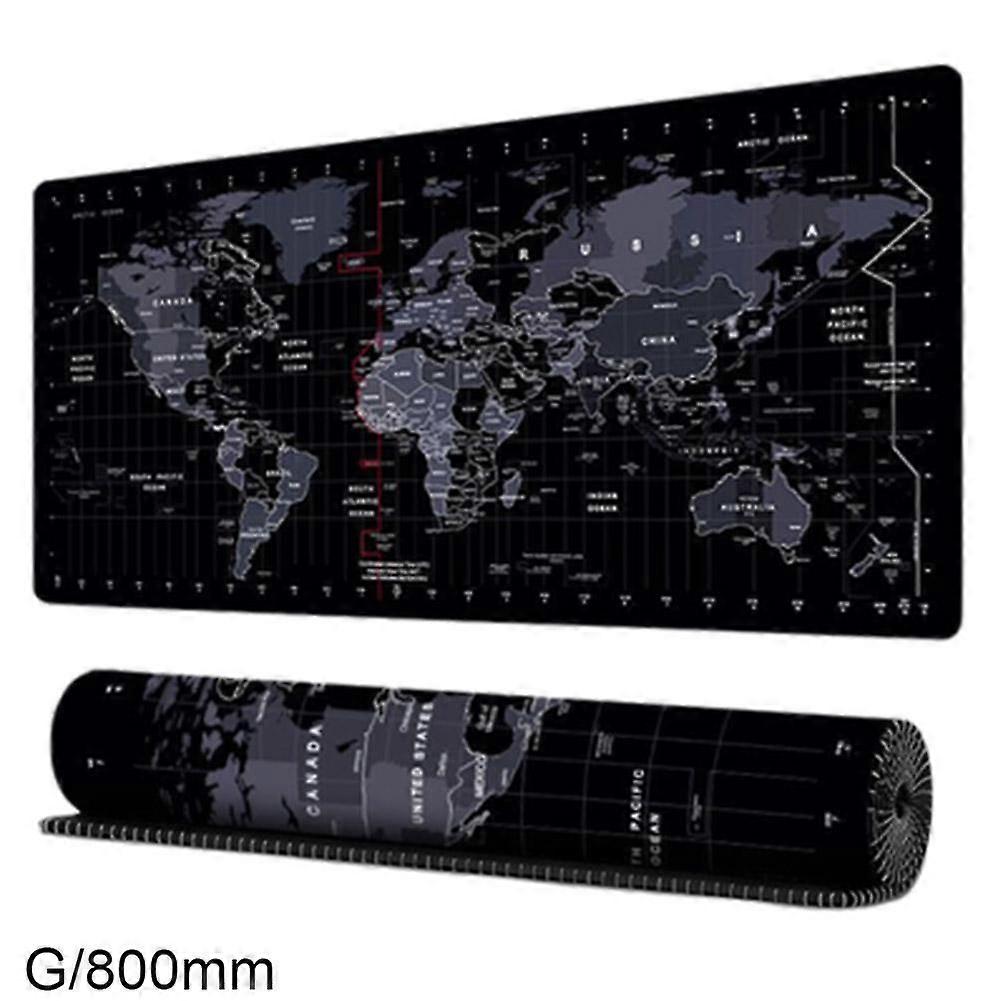 Black pattern 4 (F) 300*800*2MM$ World map oversized desk mat large game desk mat
