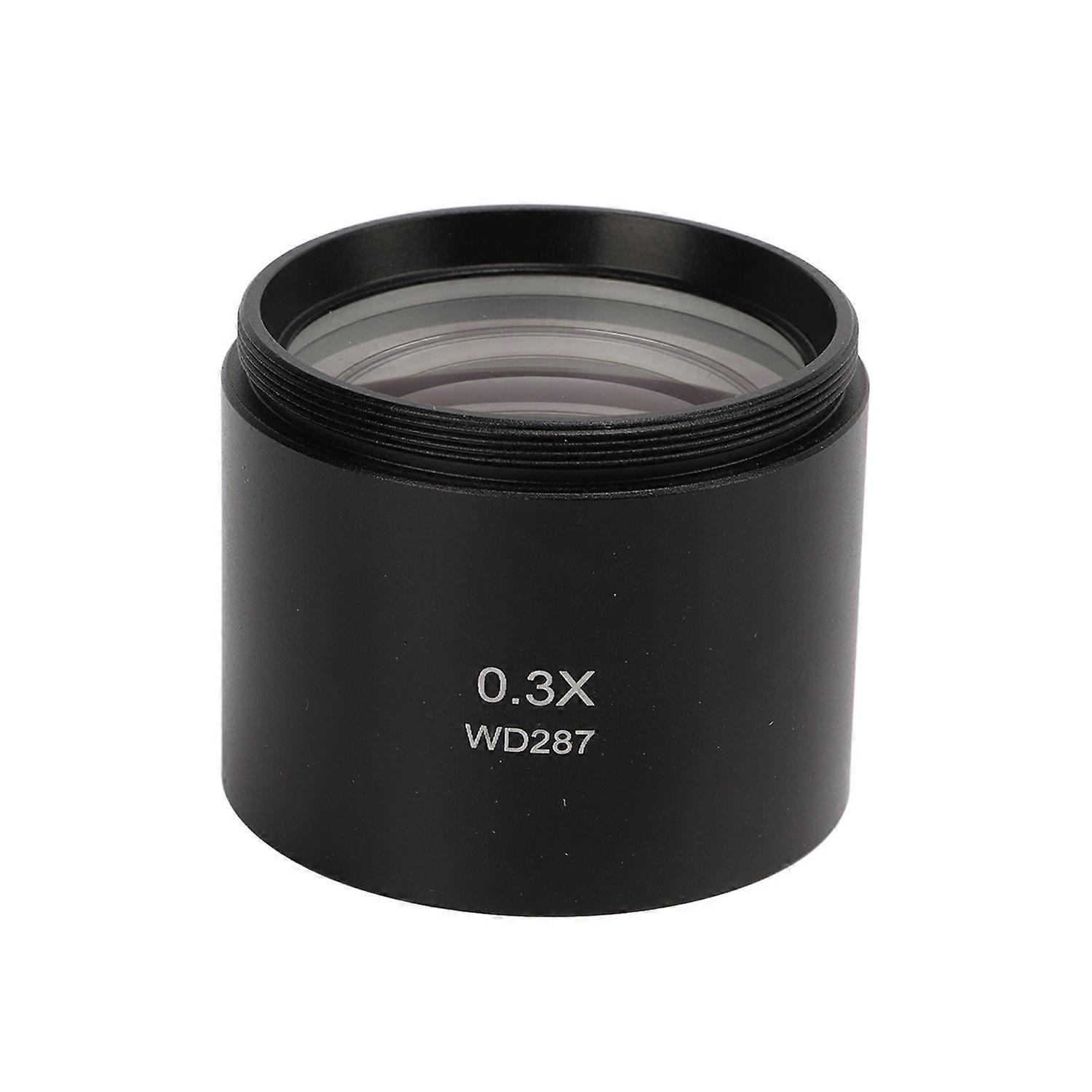 Microscope Lens Optical Glass Clear Imaging Small Practical Simple Operation Metal Mirror Body Objec