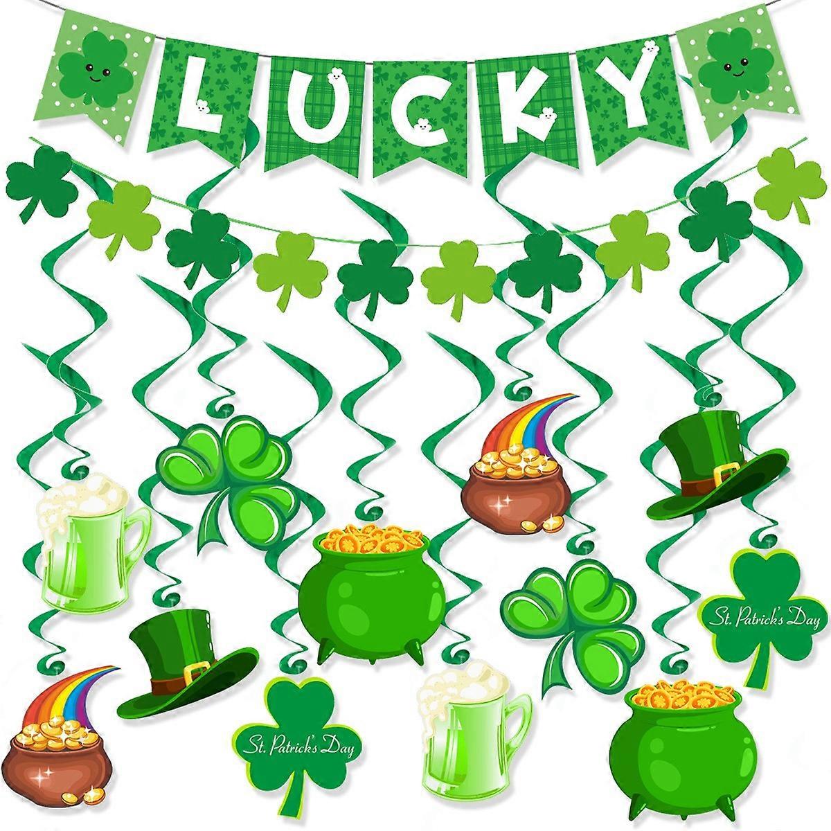 Irish Festival Decor Set Five - Solid Color Elegance
