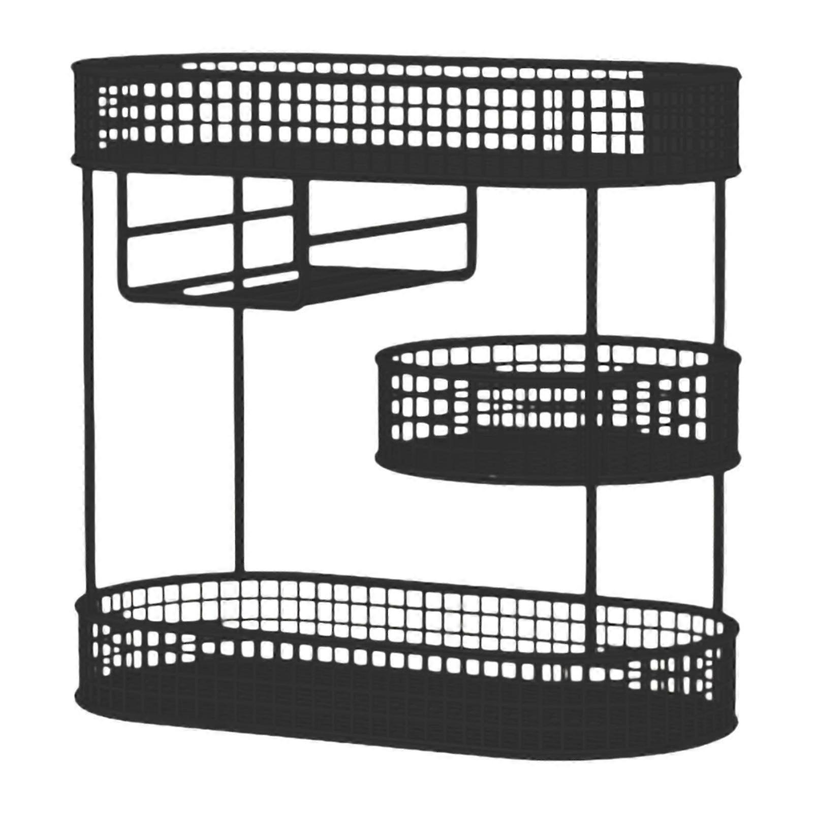 3 Layer Fruit Basket Bread Basket Vegetable Rack, Multipurpose Iron Fruit Bowl