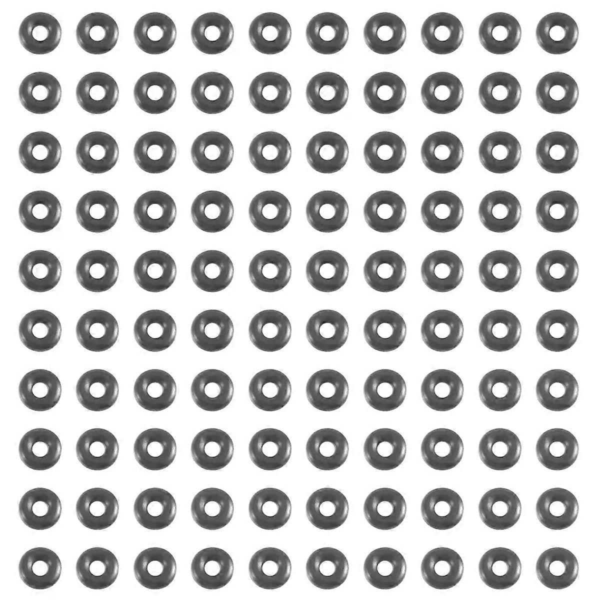 100 pcs O-ring in nitrile rubber 6 x 2 mm