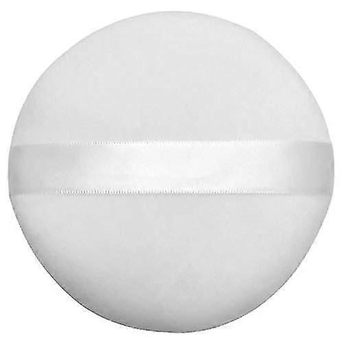 カラフル2pcs特大ジャンボサイズ(5インチ)スムースコスメティックセッティングルースベビーパウダーパフ、1184