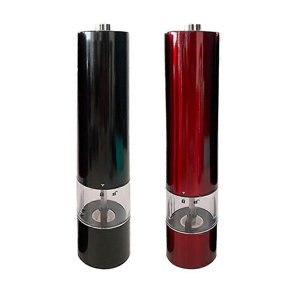 rustfritt stål elektrisk pepper grinder hjem trykk type automatisk sliping flaske kjøkkenutstyr