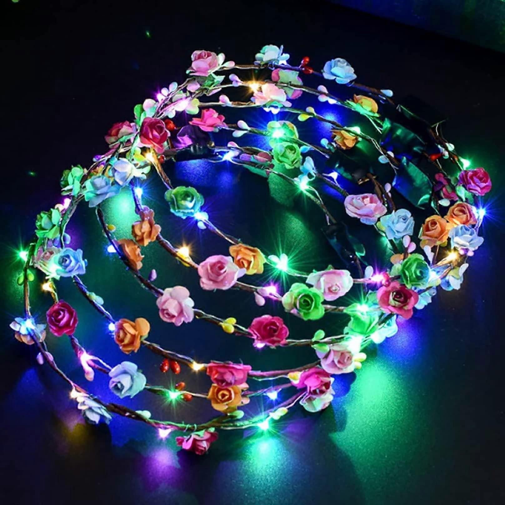 Flower crowns, LED flower headbands