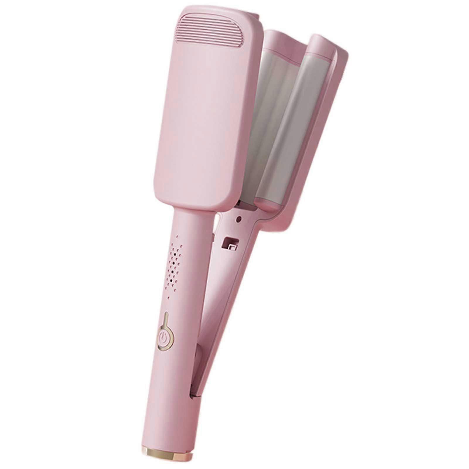 Deep Waver Curling Iron Portable Anti-Scald Hair Crimper Fast Heating Wireless Hair Curler Wand for All Hair Types