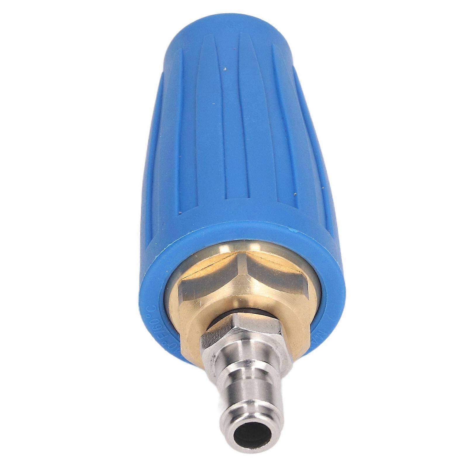 1/4" Pressure Washer Nozzle Quick Connector 4000 PSI Pressure Washer Rotating Cleaning Nozzle 040 Hole