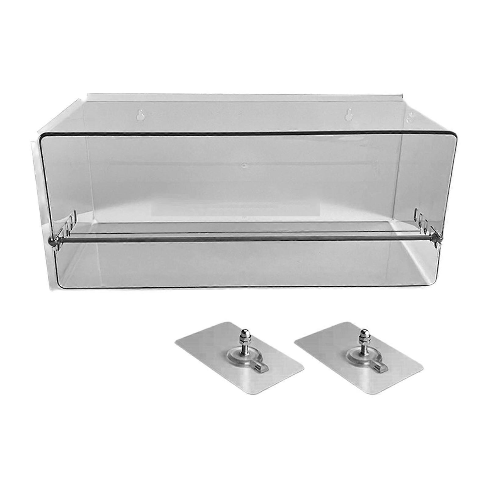 Sheer Ribbon Storage Rack No Punching Workspace Clear Wire Spool Holder