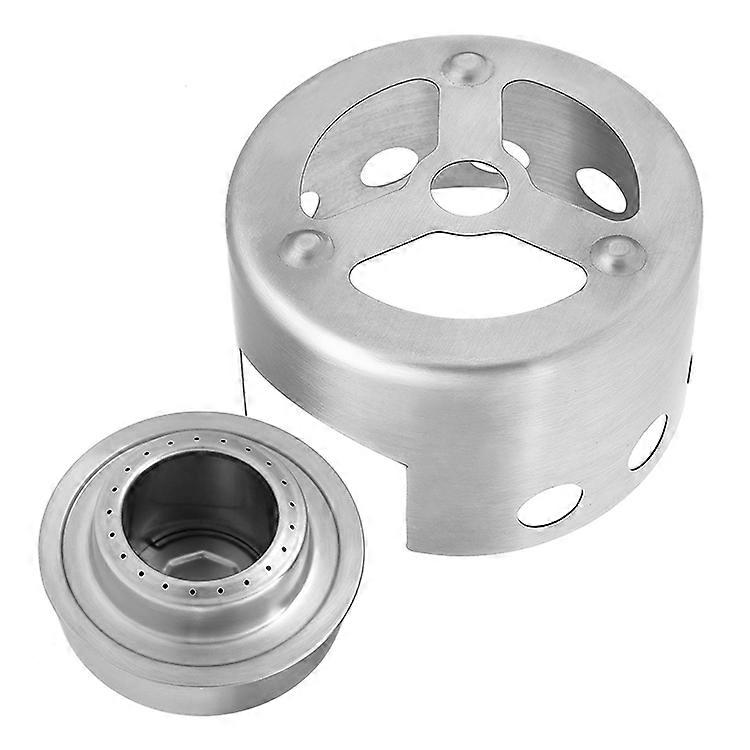 Outdoor Picnic Stove Stainless Steel Portable Mini Alcohol Stove With Cover