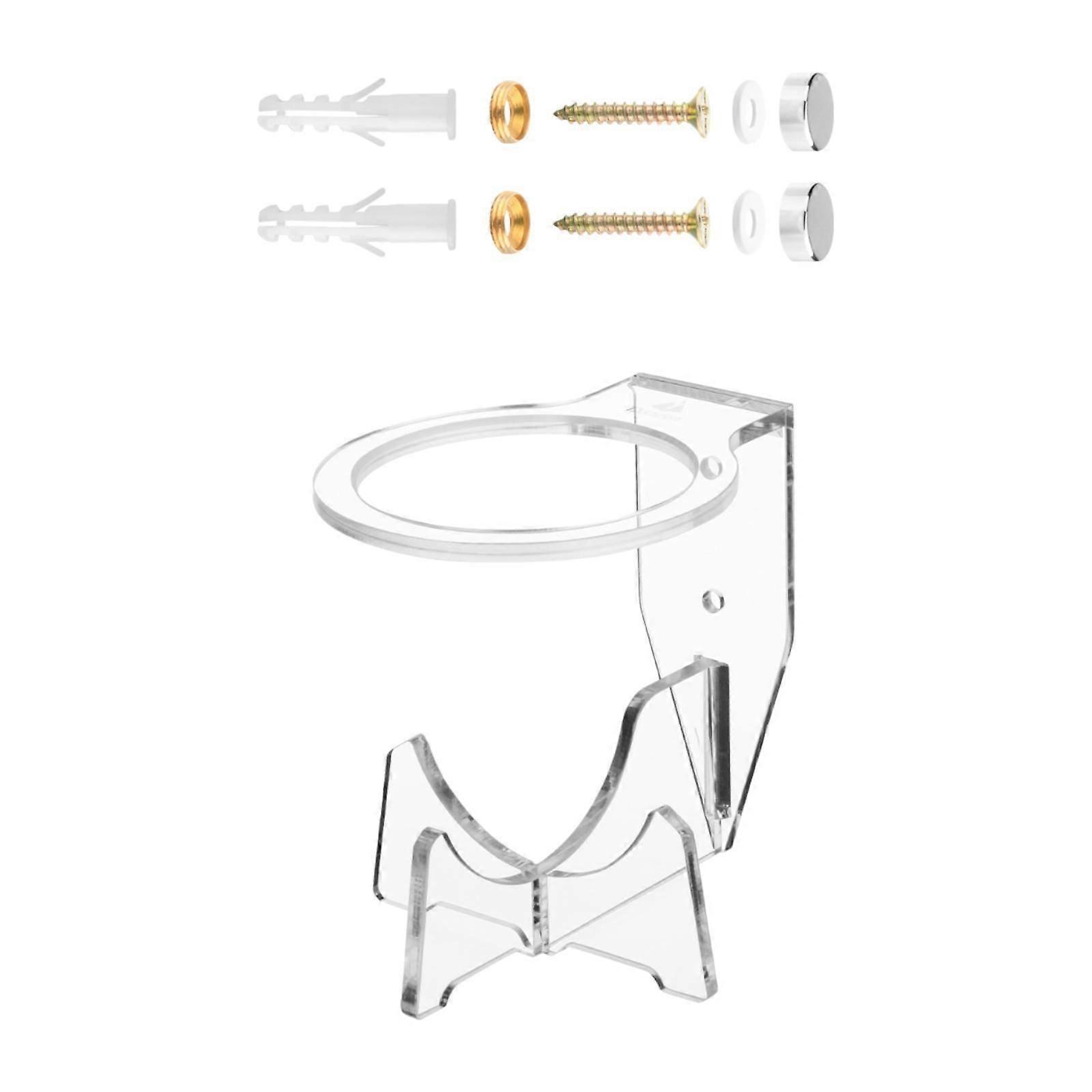 Wall Shelf Speaker Stand Surround Sound Acrylic Easy to Install Mount Holder clear