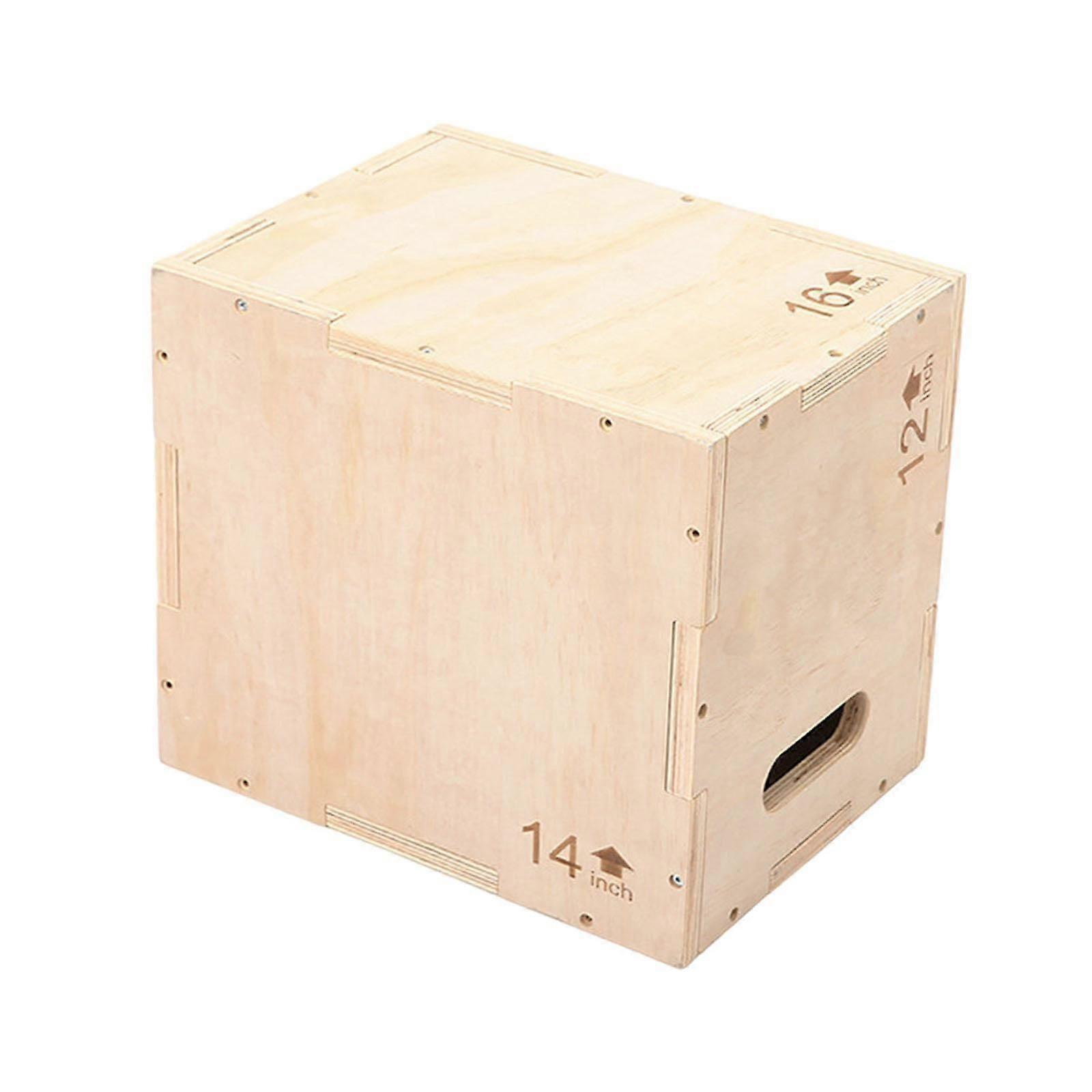 Plyo Box Step up Box for Jumping Conditioning Strength Training Fitness 12inchx14inchx16inch