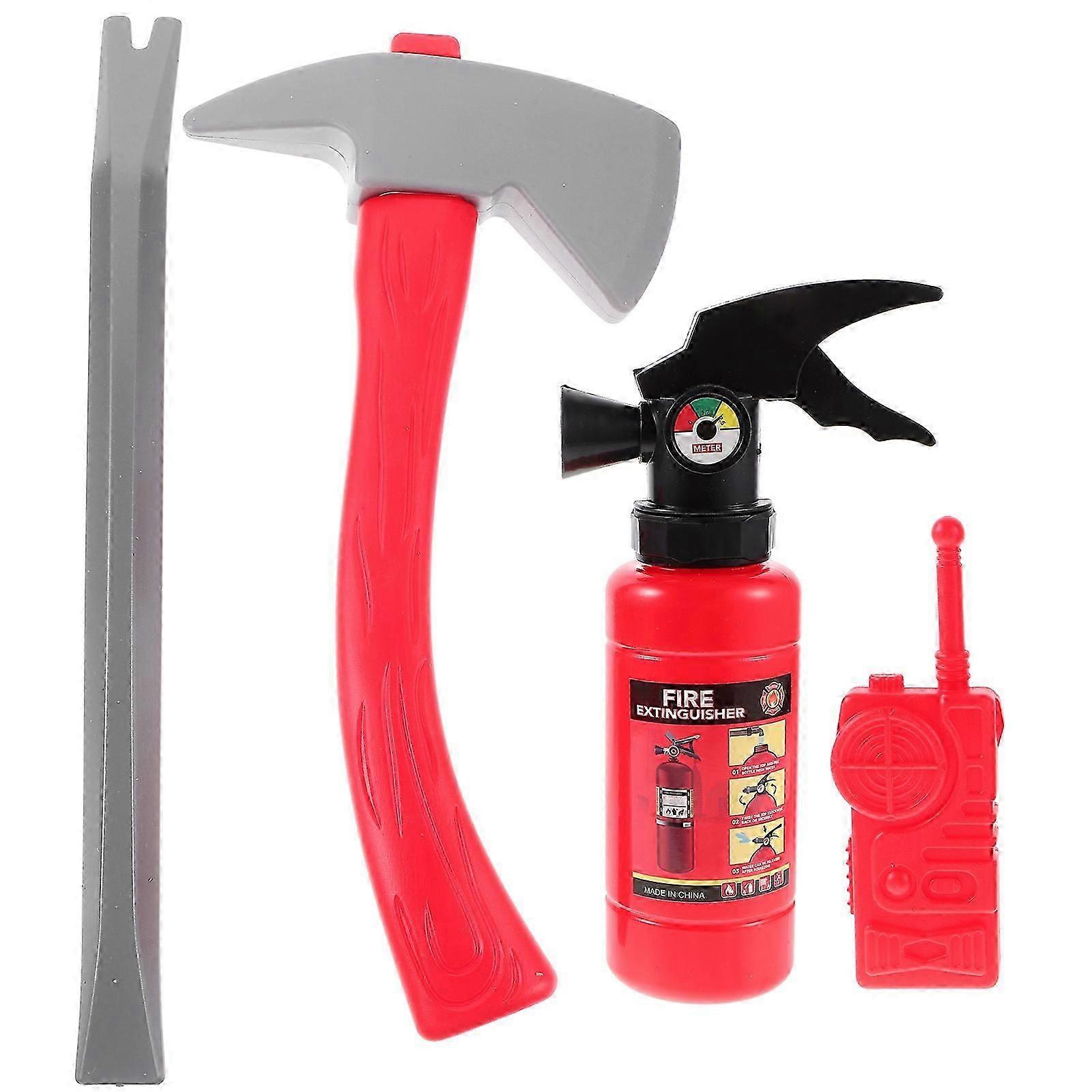 1 Set of Role Play Fire-fighting Props Simulation Fire Extinguisher Model Educational Simulation Prop