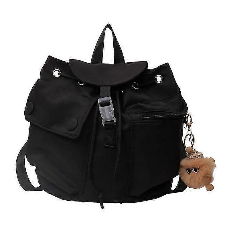 Backpack Multi-Pocket Backpack Strap Pendant Drawstring Oxford Cloth Handbag Strap Adjustable