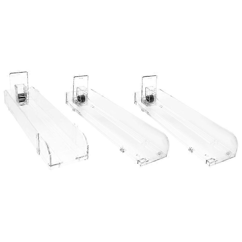 Automatic Clear Cigarette Display Stand with Label - 1 Set for Retail Store Showcase
