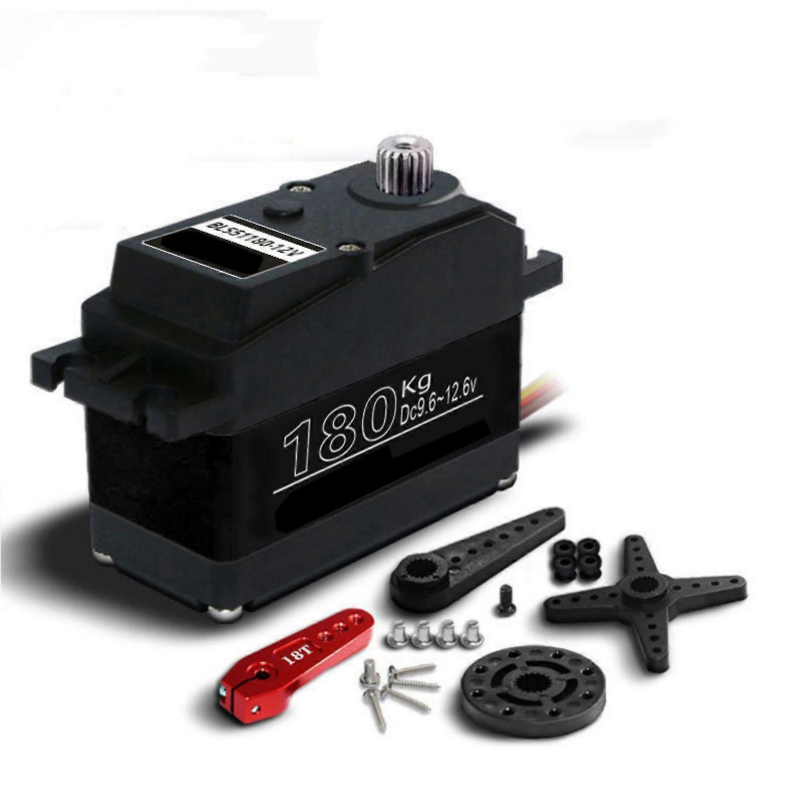 BLS51180 180KG Brushless Servo Remote Digital Servo 12V 180/270 Degree High Torques Servo Replacement for Remote Car