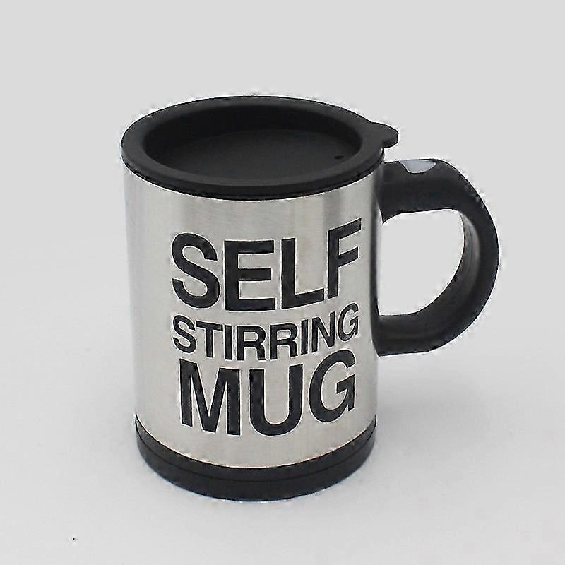 自己攪拌式コーヒーマグ - ブラック、電池式