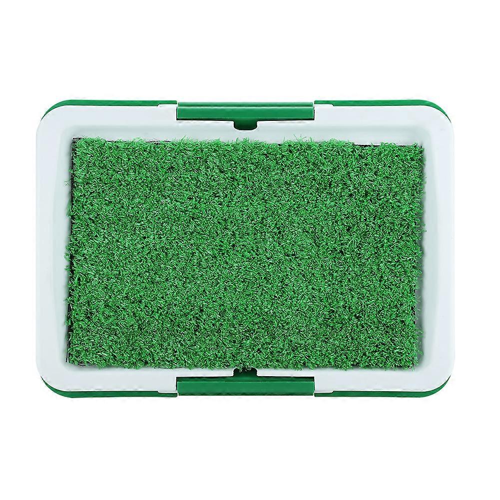 Dog Pet Potty Mat with Mesh and Collection Tray for Indoor Pee Training, Washable and Durable, Suitable for Small to Medium Dogs