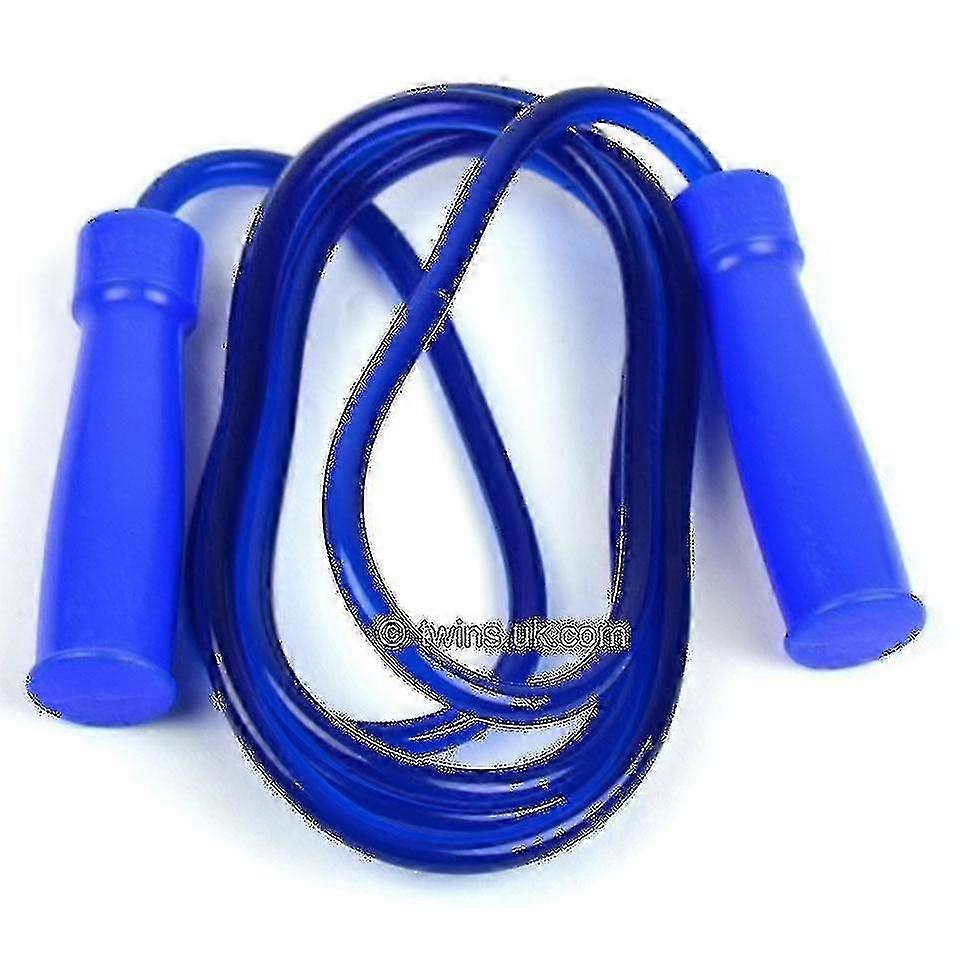 Corde à sauter à palier en caoutchouc lourd bleu