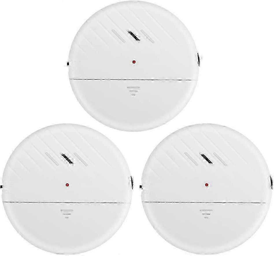 Ultra-Slim 3-Pack Door and Window Glass Break Sensors with 125dB Alarm and Adjustable Sensitivity for Theft Protection