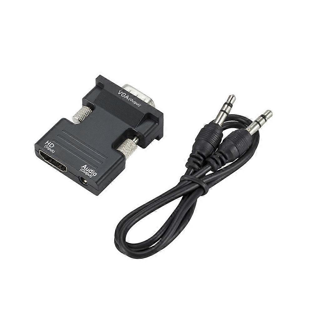 HDMI to VGA Converter Adapter Cable HDMI INPUT to VGA OUTPUT for TV PC Monitor