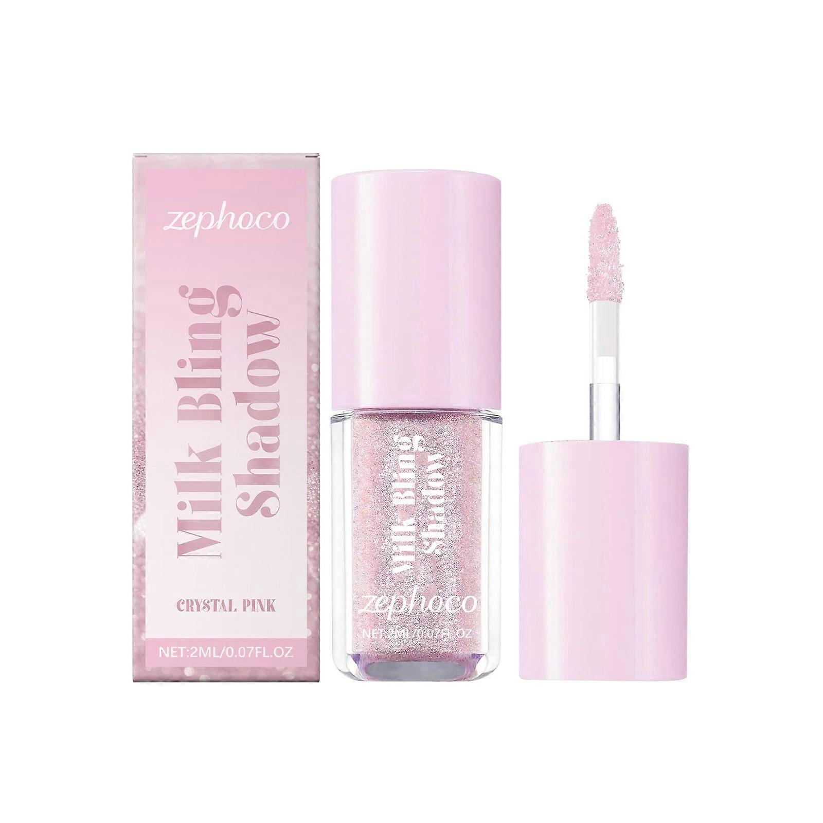 Zephoco Colorful Pearlescent Liquid Eye Shadow Series Natural Highlight Color Eye Shadow Party Play Makeup