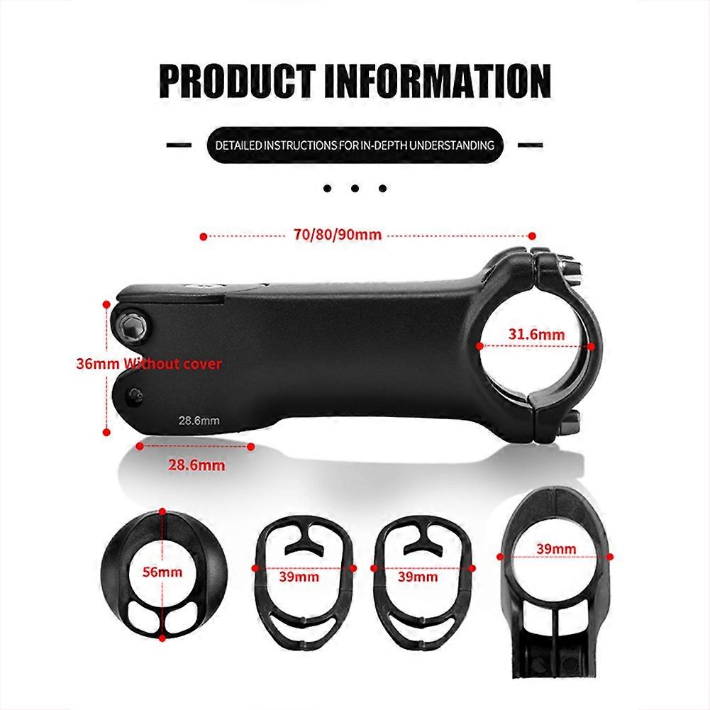 GITNU 31.8x70mm Bike Stem Bike Stem+Spacers+Compressionring