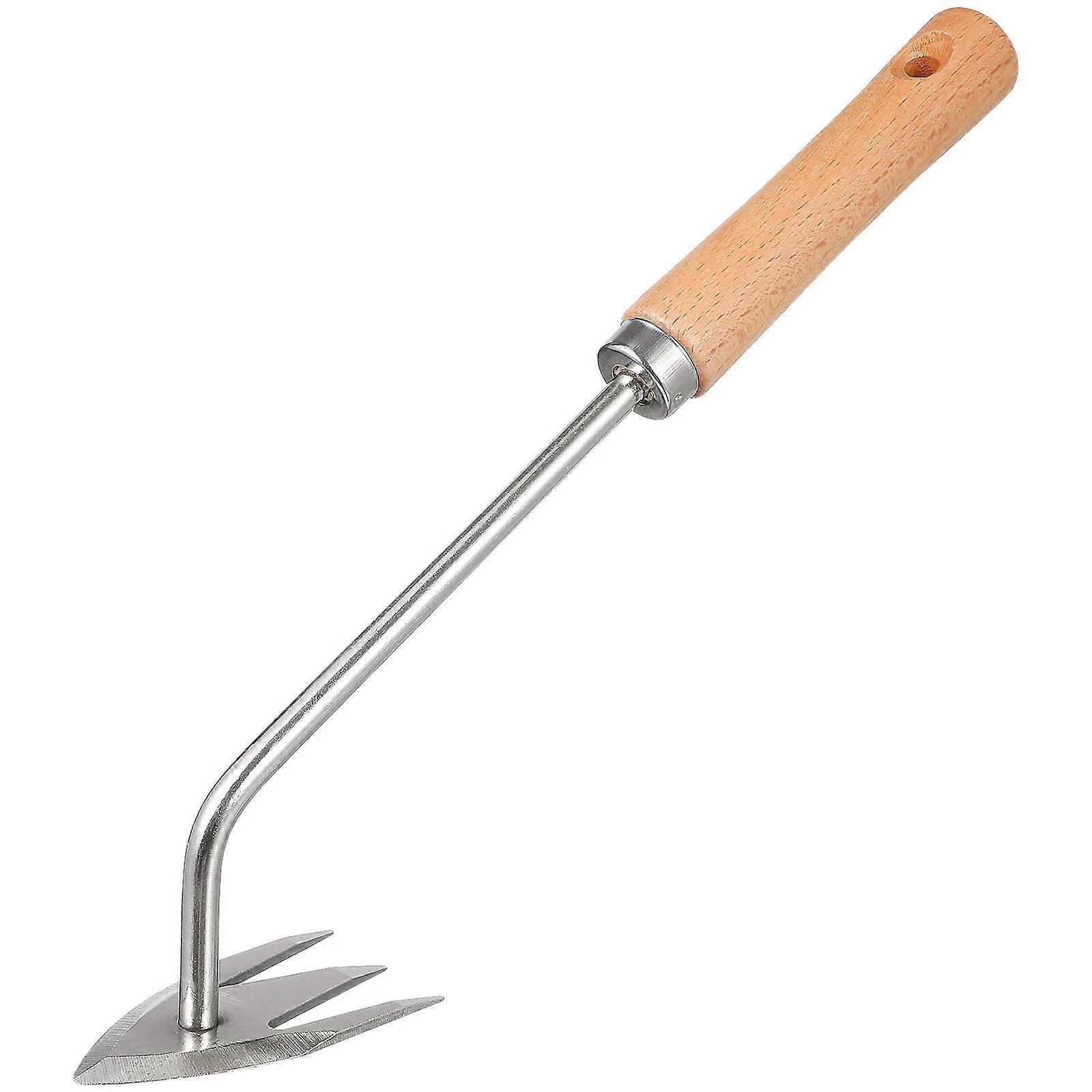 Useful Ergonomic Handle Rake Weed Removing Tool For Garden Multi Function Weeder