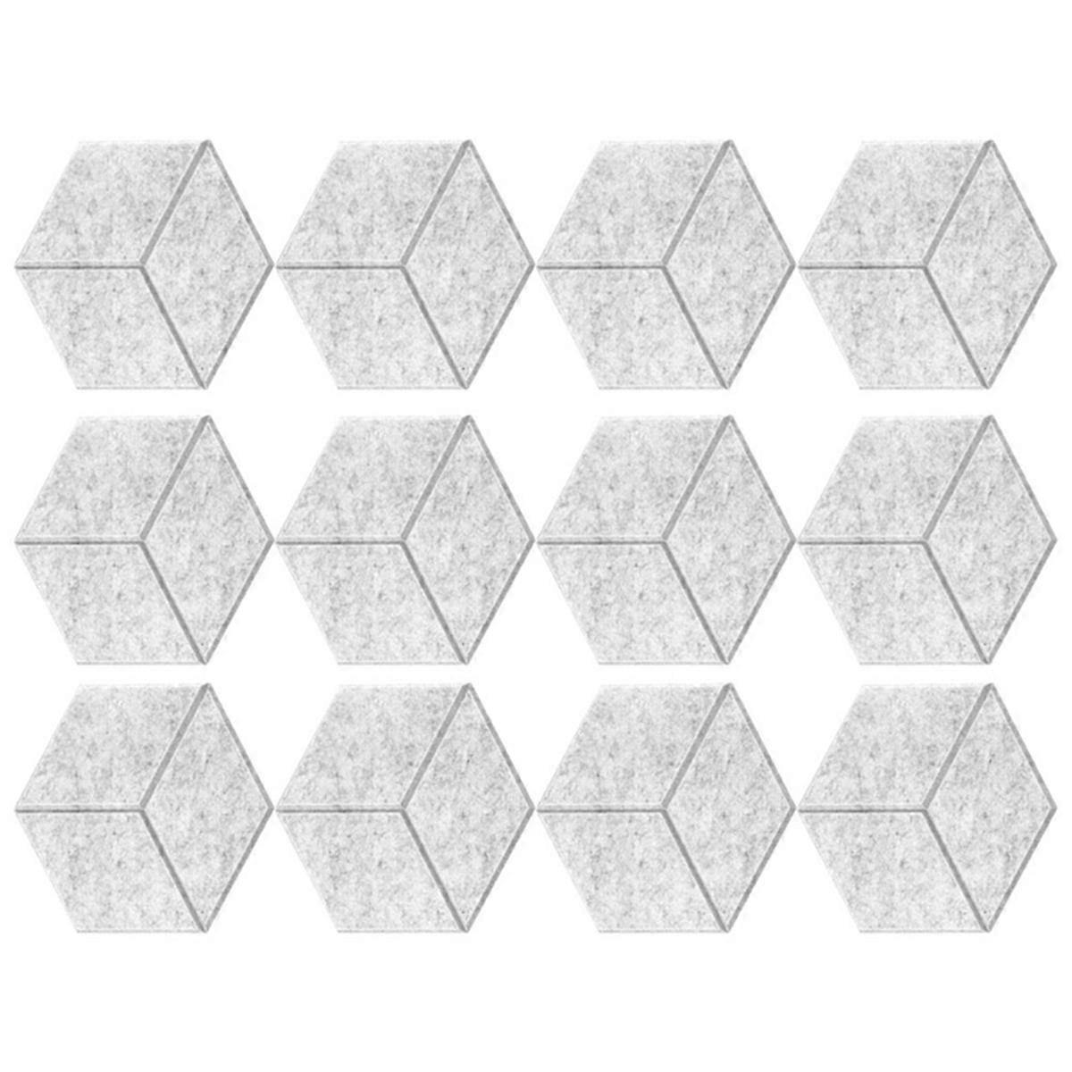 Acoustic Panels with Self-Adhesive, Sound Proof Foam Panels,Gray