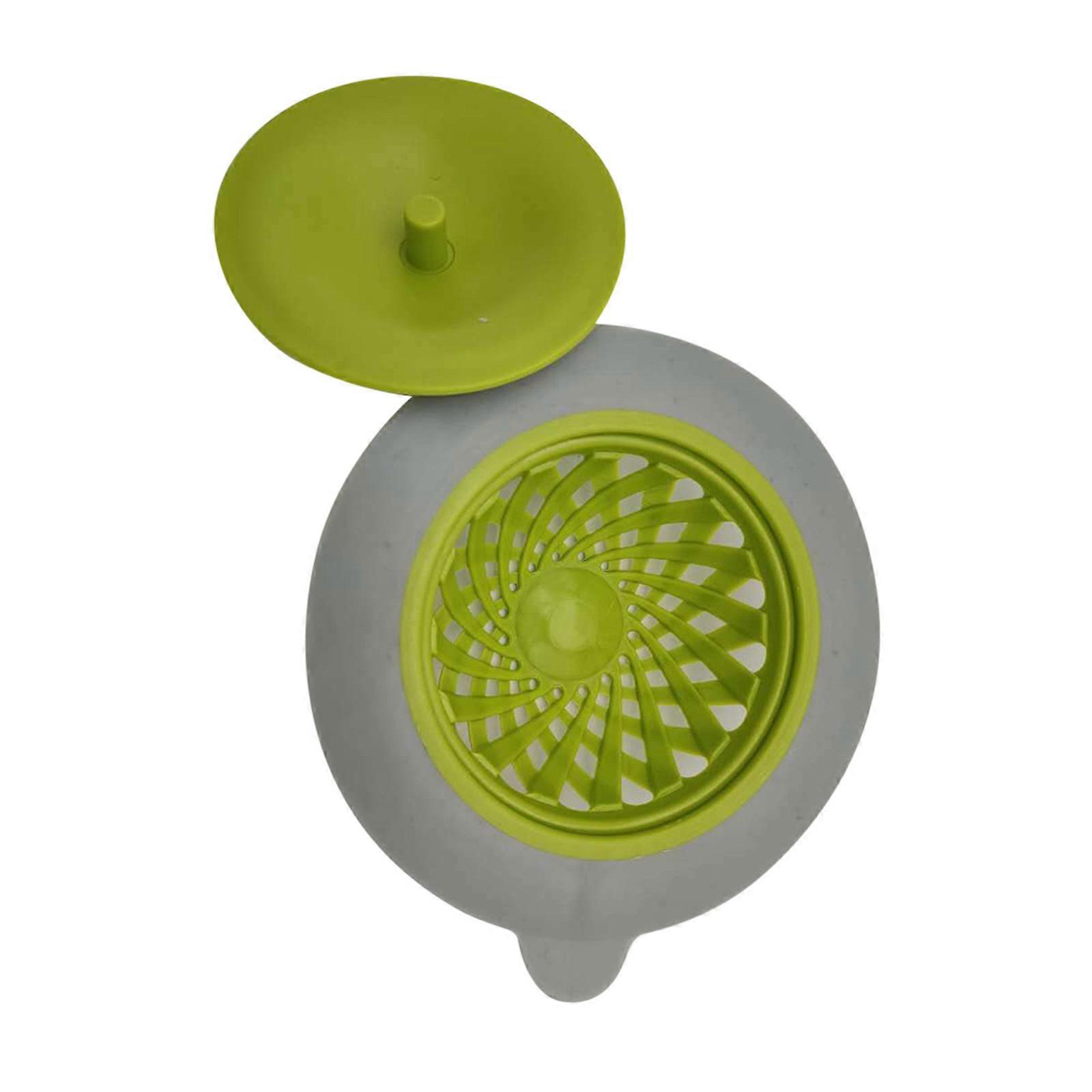 1PCS Kitchen Filter Sewer Round Kitchen Sink With Cover Stopper Waste Plug Multifunctional AA