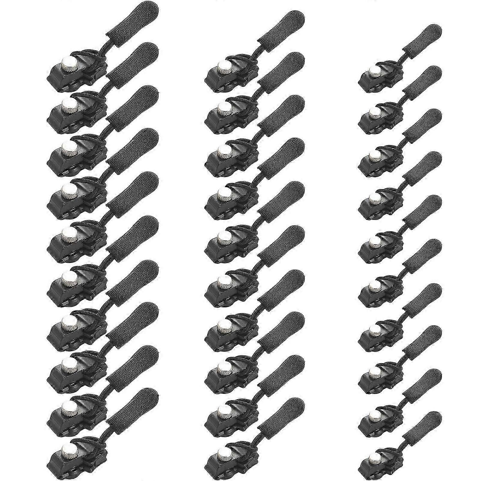 3 أحجام بدون خياطة سستة إصلاح كيت - سحاب بديل عالمي يسحب المنزلق ، سهل التركيب السريع للسترات والحقائب والأمتعة