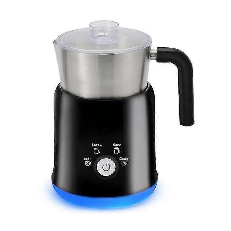 Electric Milk Frother Steamer: Hot and Cold Milk Frother Machine Automatic Milk Steamer and Frother