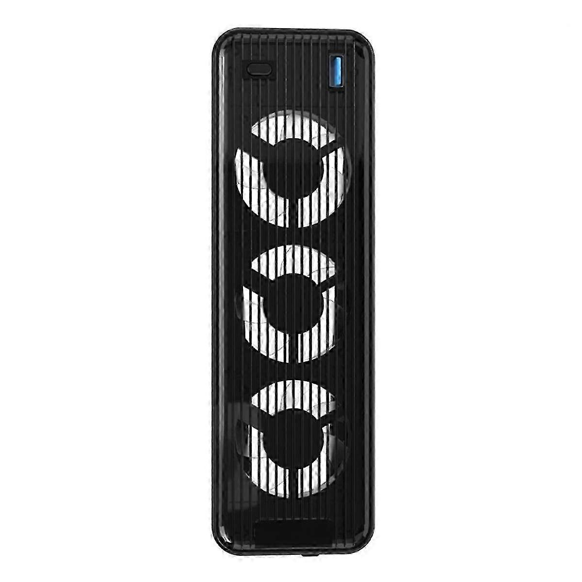 Suitable for Cooling Fan Silent Cooler with LED Light USB3.0 Port Game Console Cooling Fan Black Edition