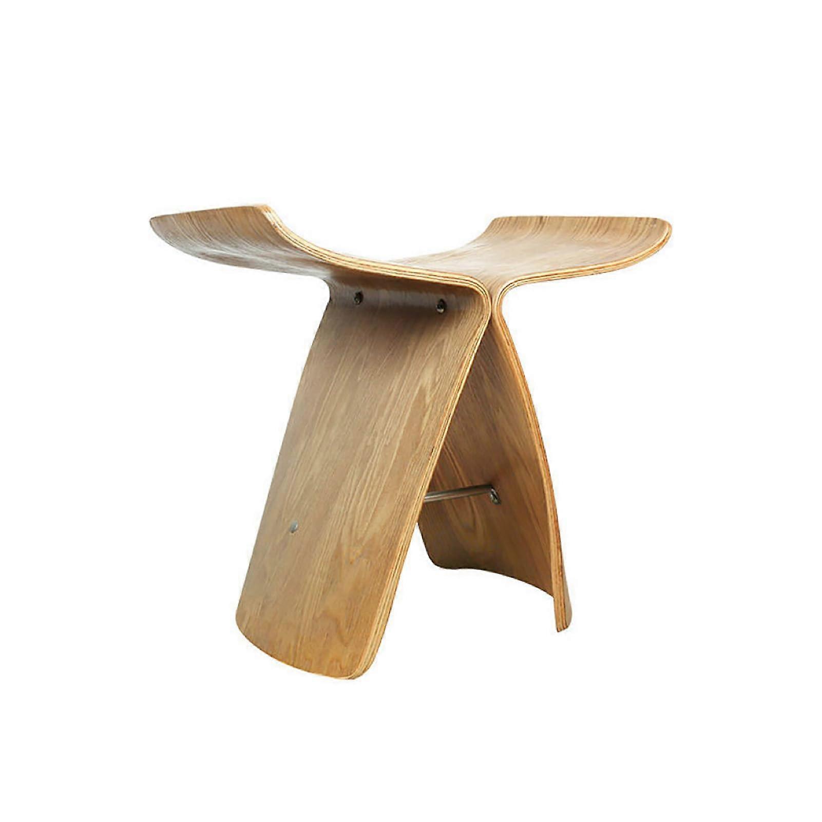 مقعد خلع الملابس الخشبي لغرفة المعيشة 44x31x39cm (17x12x15 بوصة)