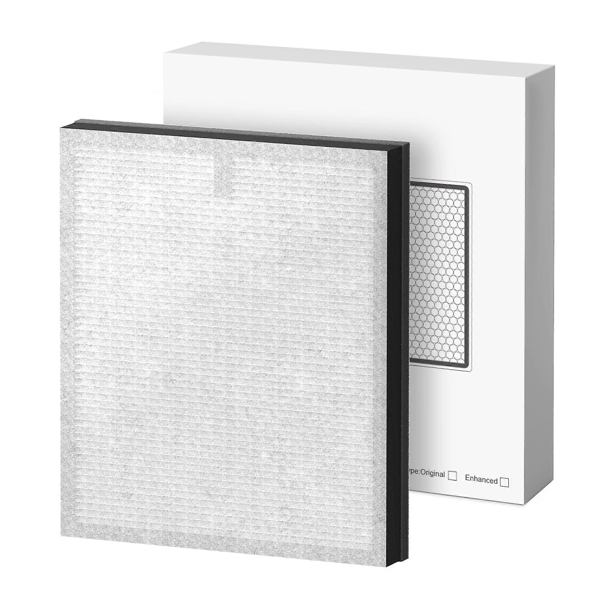 2 Pack Enhanced Air Purifier Replacement Filter for Model X300, High-Efficiency HEPA, Activated Carbon, Compatible with Various Air Purifiers