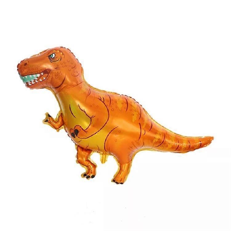 Dinosaur Foil Balloons-2 PCS Large Yellow Tyrannosaurus Party Decor