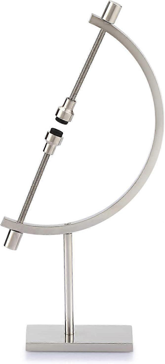 Metal Sphere Holder Caliper Stand, Caliper Style Display Stand for Mineral, Ornament, Gem, Shell, Coin, etc
