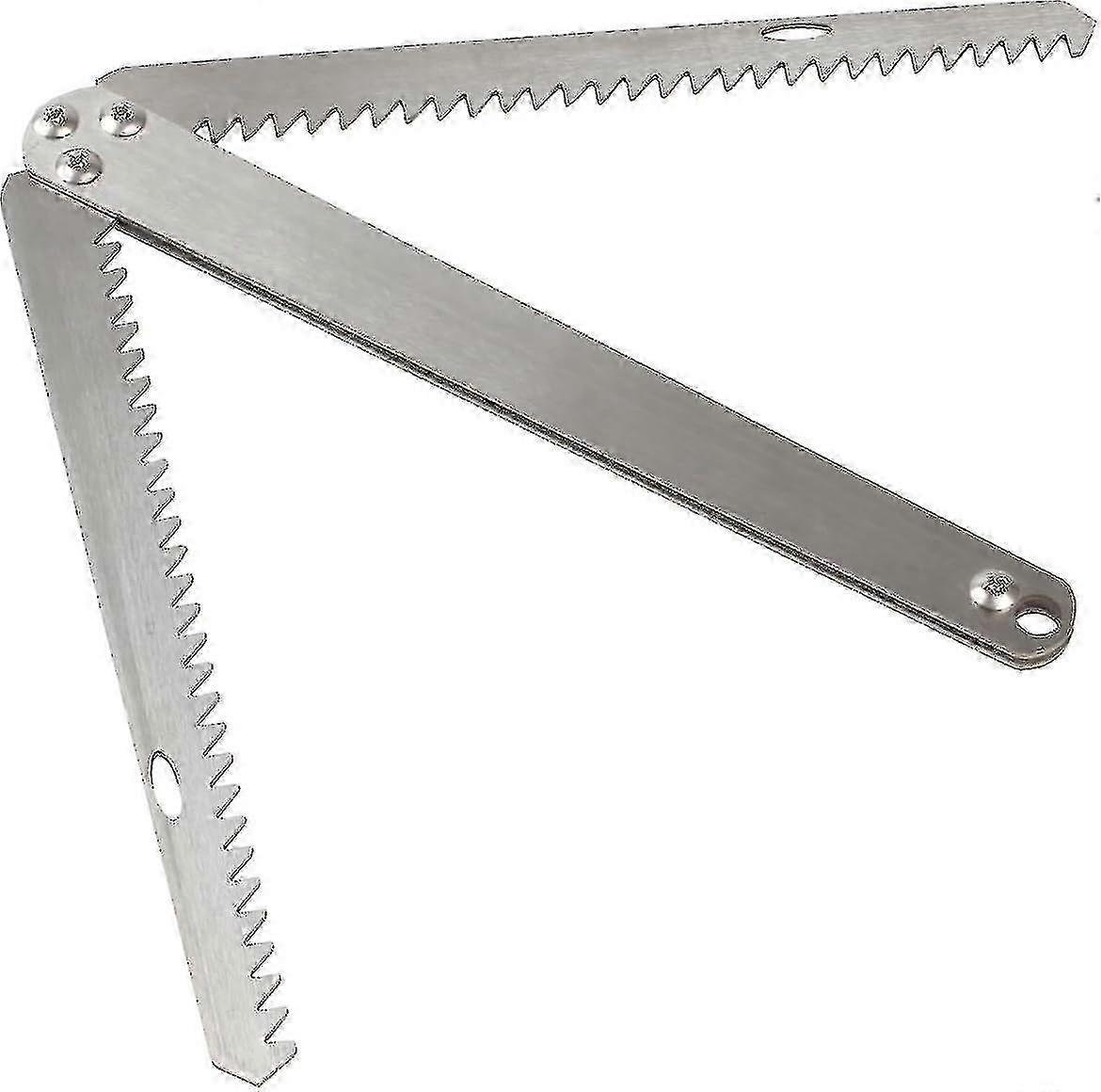 Stainless Steel Aquatic Weed Cutter Foldable Pond Rake for Lakes, Pools & Beaches, V-Shape Weed Razor Tool for Removing Water Aquatic Plants
