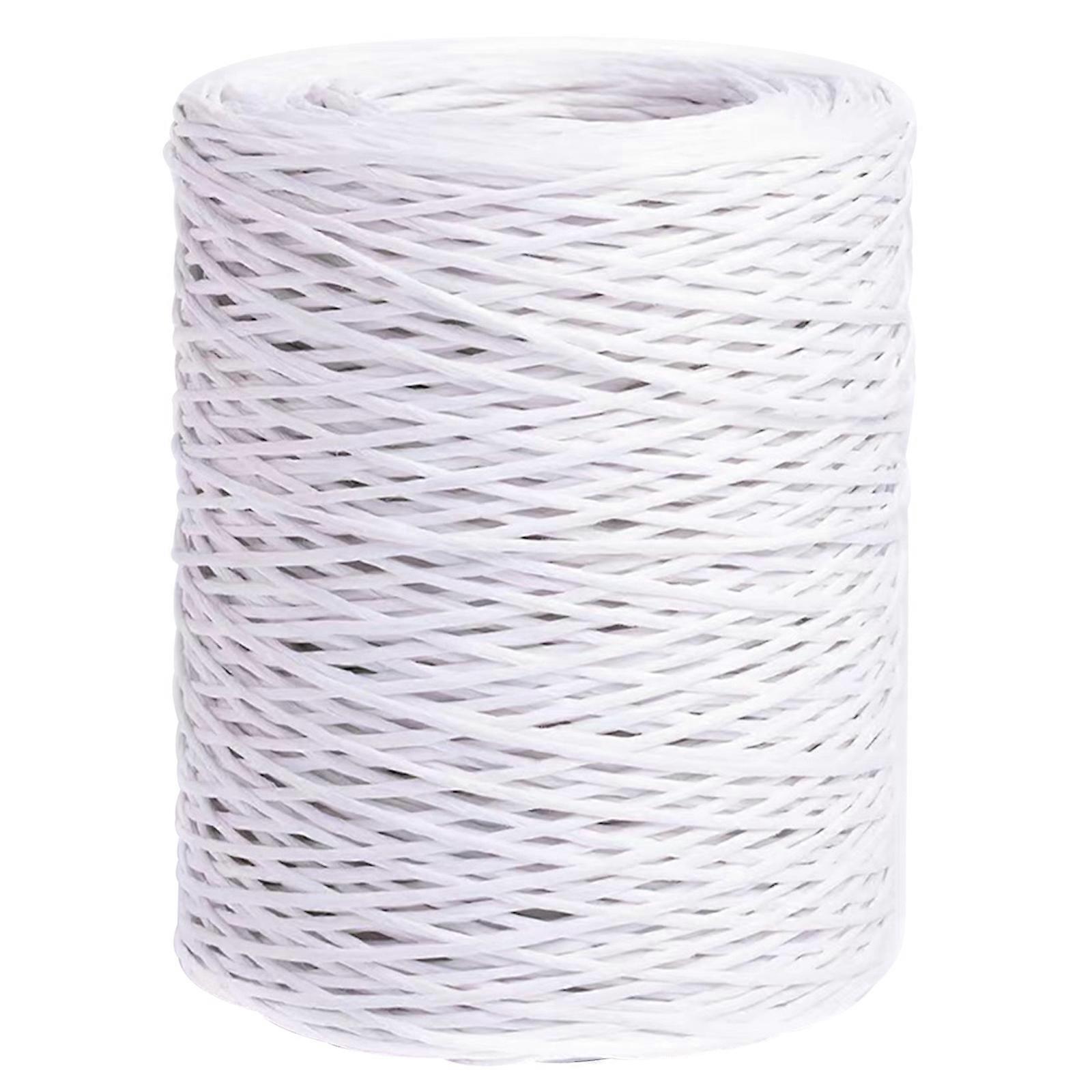 Paper Wire DIY Paper String Paper Cord Iron Wire Binding Wire Rustics Flower Arrangement Tools Perfect for Gift Wrapping White