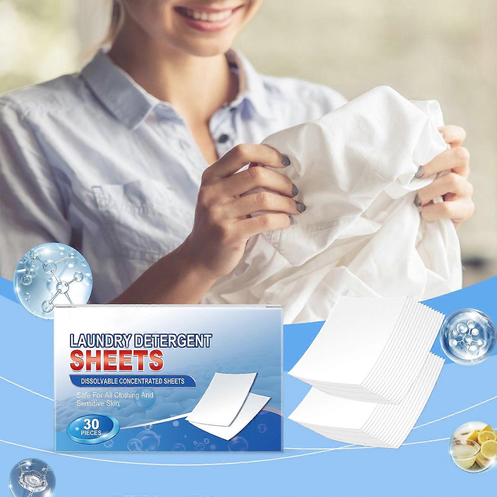 Clean Water Low-foam Laundry Detergent Laundry Bubbless Paper Quick-Dry Formula