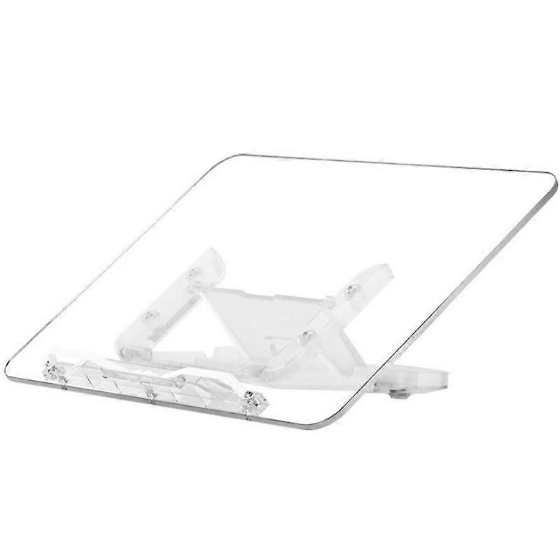 BG-2Y For iPad Tablet PC Angle Adjustable Transparent Acrylic Reading Bookshelf