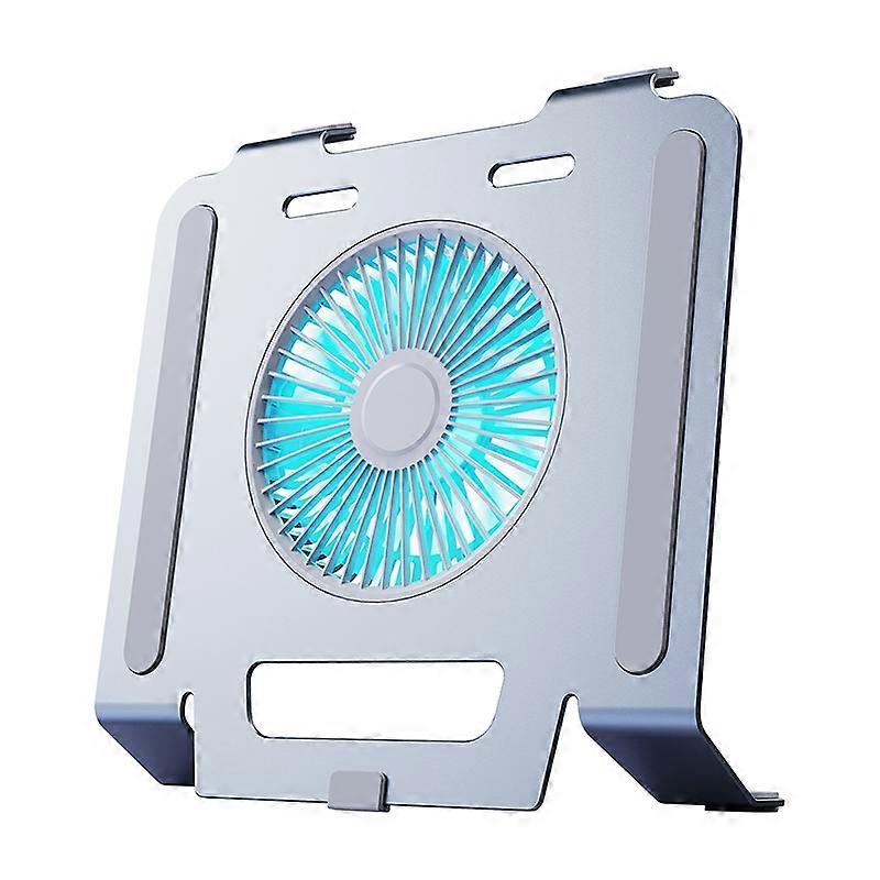 R-JUST HZ25 3.5W Aluminum Alloy Large Turbo Desktop Fan Cooling Laptop Stand