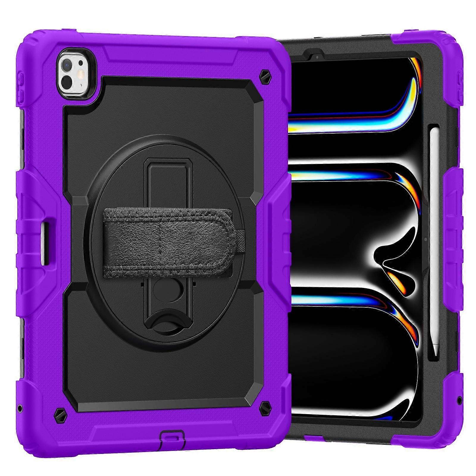 Silicone Hybrid PC Tablet Case with Shoulder Strap