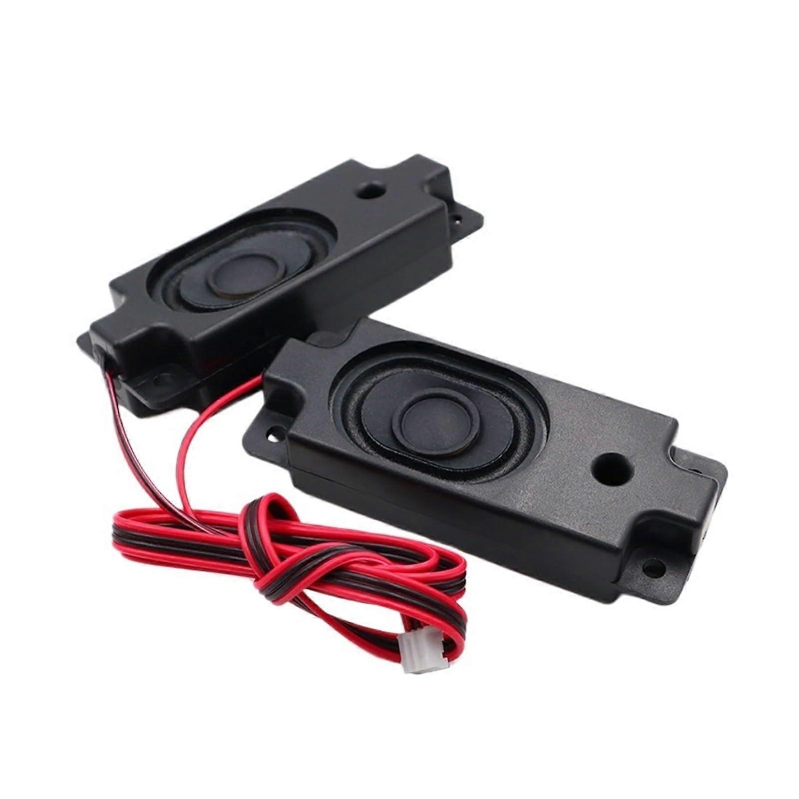 3080 8 Ohm 3W TV Cavity Speakers Pair, Rectangle Box Loudspeakers 30x80x18mm for Enhanced Audio Performance