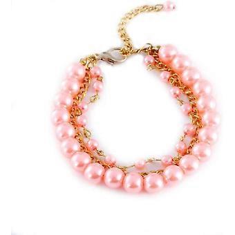 Pearl Collar Rhinestone Adjustable Durable Dog Necklace, Fashion and Good-looking, Suitable for Female Chihuahua Yorkshire Clothing Clothing Accessori