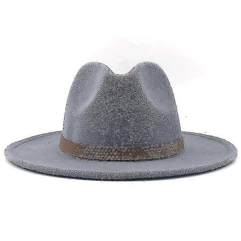 Bred Brem Høst Trilby Caps, Vinter Panama Hatt