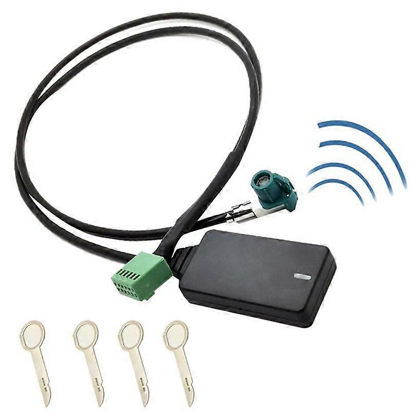 DC12V 12Pin Auto Wireless AUX Bluetooth 5.0 Adapter Freisprecheinrichtung Auto Bluetooth Freisprecheinrichtung Audiokabel für A3 A4 B8 B6 A6