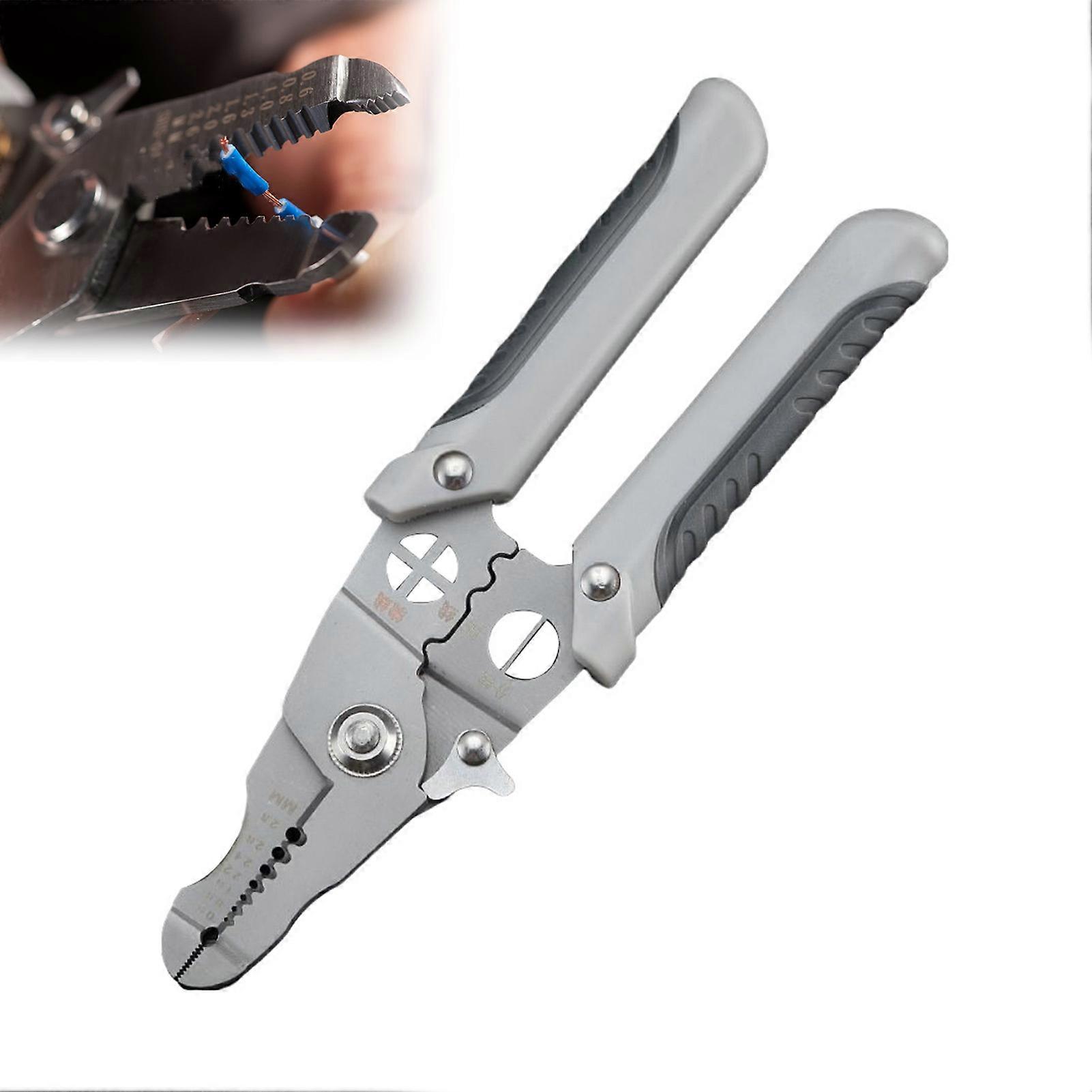 Multipurpose Cable Stripper Tools with Non-slip Handle Design Cable Cutter