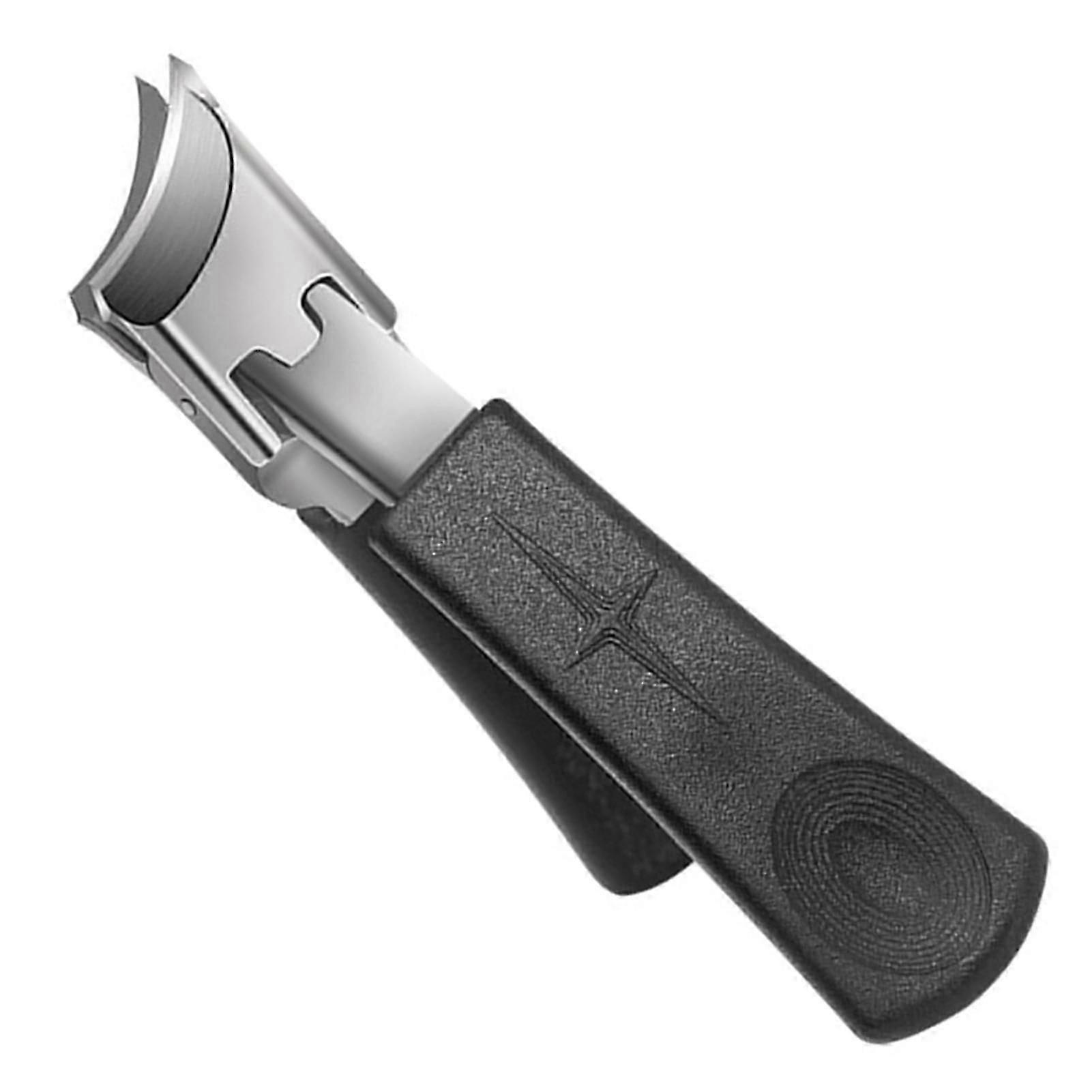 Wide-Jaw Opening Anti-Splash Slanted Nail Clipper Portable Toenail Fingernail Trimmer for Home Travel Use-Yvan