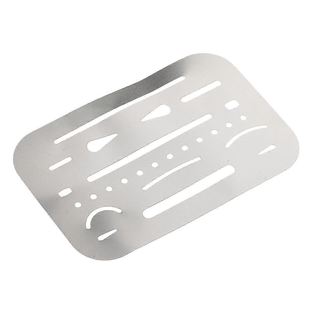 Rostfritt stål Erasing Shield Art Engineering Architec ritverktyg