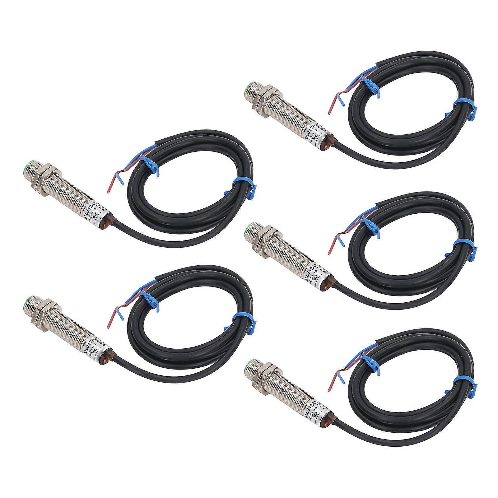 5PCS Inductive Proximity Switch LJ12A3 2 Z EX M12 Normally Open Approach Sensor for Metallurgy